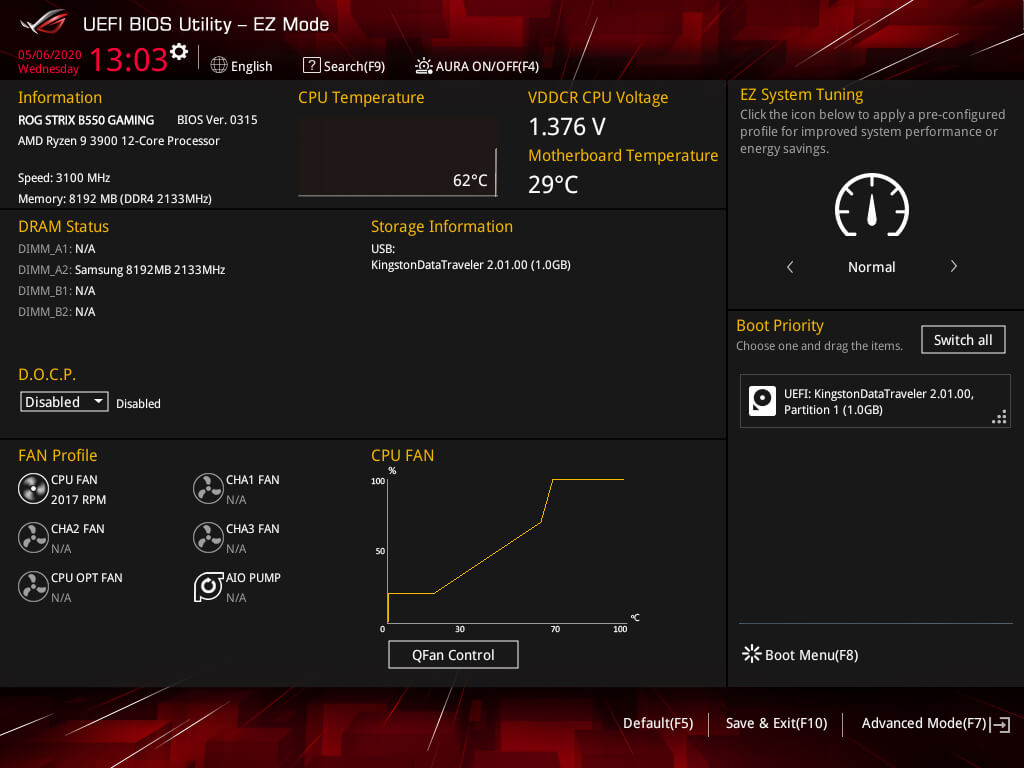 UI of EZ Mode